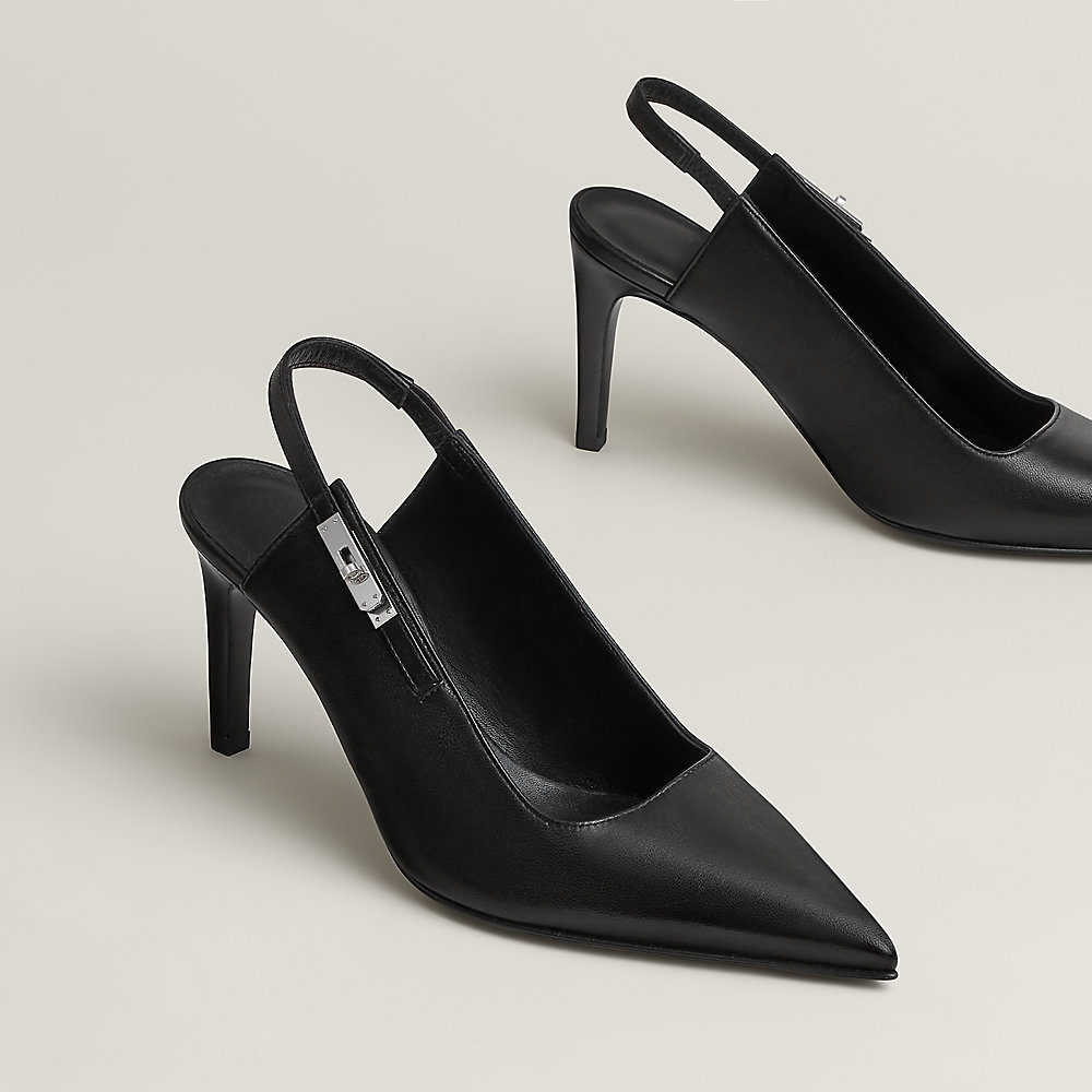 【エレガントなバックル☆】HERMES パンプス Lover 80 ベージュ 結婚式 パンプス 黒パンプス エレガントバックルローファー